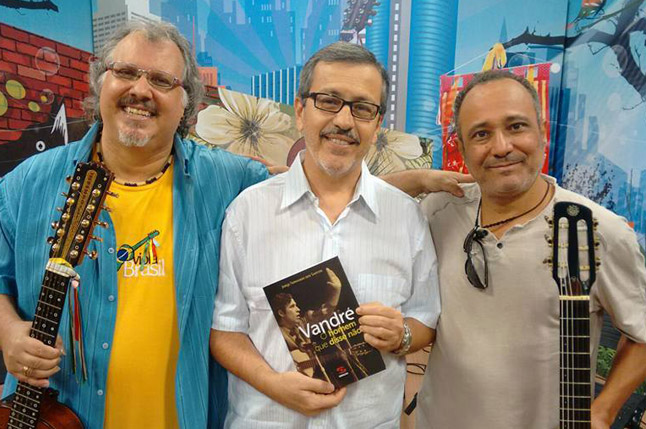 Com Chico Lobo e Marcello Dinis, em 2015