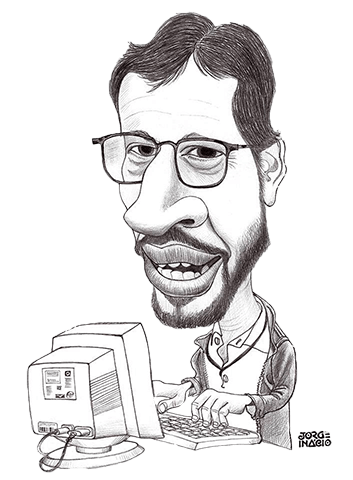 Caricatura-2 Jorge Fernando dos Santos - Jorge Inacio